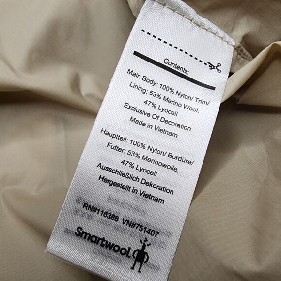 Smartwool Jiberish Merino Wool Sport Ultra Light Hoodie Jacket Mens Size XL - Picture 13 of 16